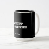 TASSE 2 COULEURS "DIRECTEUR D'AUDIT " (Devant droit)