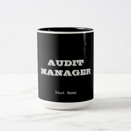 TASSE 2 COULEURS "DIRECTEUR D'AUDIT " (Centre)