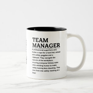 Tasse 2 Couleurs Directeur d'équipe