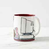 TASSE 2 COULEURS DIRECTEUR DES TECHNOLOGIES DE L'INFORMATION (Devant droit)