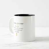 Tasse 2 Couleurs Directeur exécutif (Devant gauche)