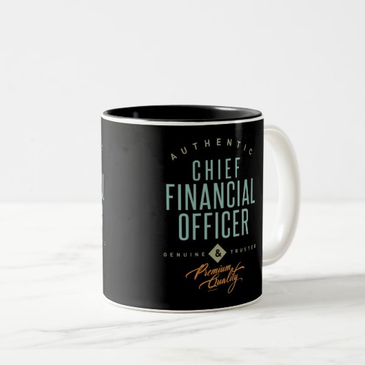 Tasse 2 Couleurs Directeur financier (Devant droit)