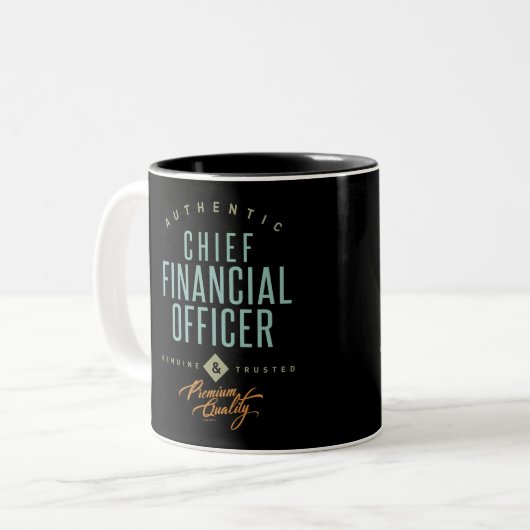 Tasse 2 Couleurs Directeur financier (Devant gauche)