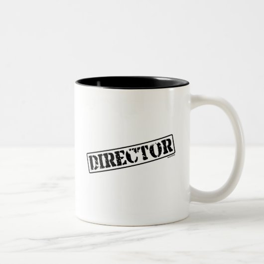 Tasse 2 Couleurs Directeur Stamp (Droit)