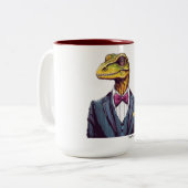 Tasse 2 Couleurs Directorsaurus rex (Devant gauche)