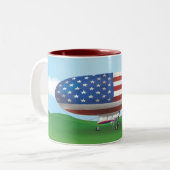 Tasse 2 Couleurs Dirigeable souple (Devant gauche)