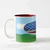 Tasse 2 Couleurs Dirigeable souple (Gauche)