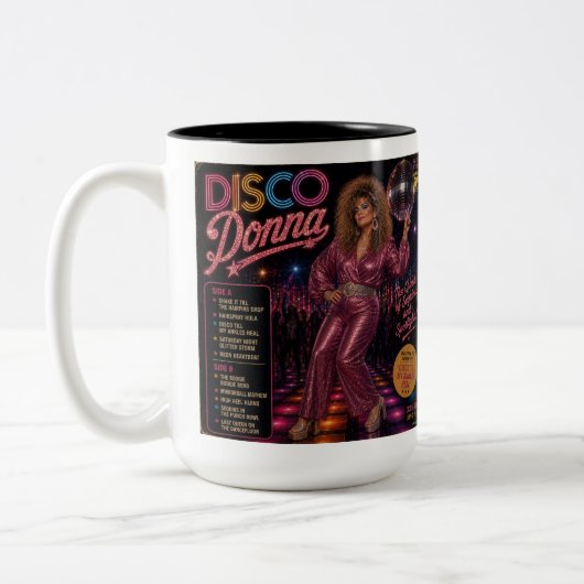 Tasse 2 Couleurs Disco Donna & Disco Dazzler (Gauche)