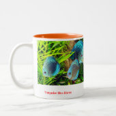 Tasse 2 Couleurs Discus fish (Gauche)