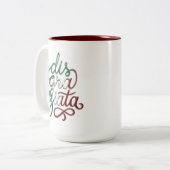 Tasse 2 Couleurs Disgraziata Script Italien 3D (Devant gauche)
