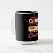Tasse 2 Couleurs Disk Golf est Cool (Devant gauche)