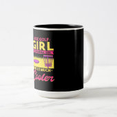 Tasse 2 Couleurs Disk Golf est Cool (Devant droit)