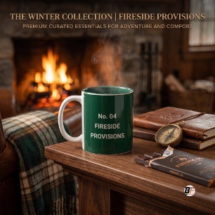 Tasse 2 Couleurs Dispositions au coin du feu Type minimaliste Vert