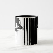 Tasse 2 Couleurs Dissimulation derrière la douleur (Centre)