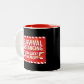 Tasse 2 Couleurs Distances de survie (Devant gauche)
