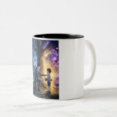Tasse 2 Couleurs Distant Echoes Inner Child Retro Sci-Fi Magic (Devant droit)