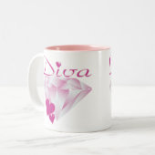 Tasse 2 Couleurs Diva (Devant gauche)