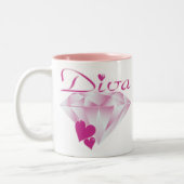 Tasse 2 Couleurs Diva (Gauche)