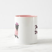 Tasse 2 Couleurs Diva de carlin (Centre)