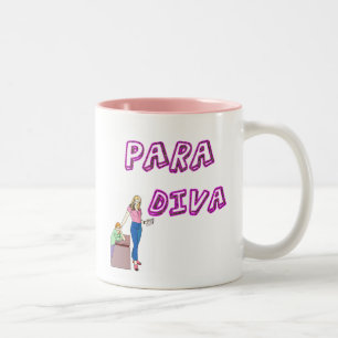 Tasse 2 Couleurs Diva de paraprofessionnel