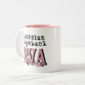 Tasse 2 Couleurs DIVA de Rhodesian Ridgeback (Devant gauche)