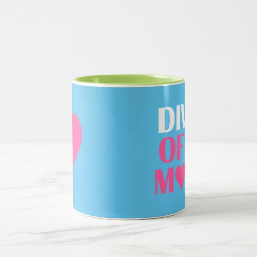 TASSE 2 COULEURS "DIVA OF A MOM" (Centre)