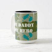 Tasse 2 Couleurs Diverse green colors background (Devant gauche)