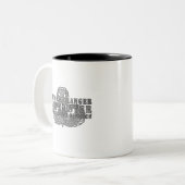 Tasse 2 Couleurs Division aéroportée 82 JUMPMASTER (Devant gauche)