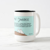 Tasse 2 Couleurs Divorce de Maggot (Devant droit)