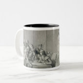 Tasse 2 Couleurs Divorce républicain (Devant gauche)