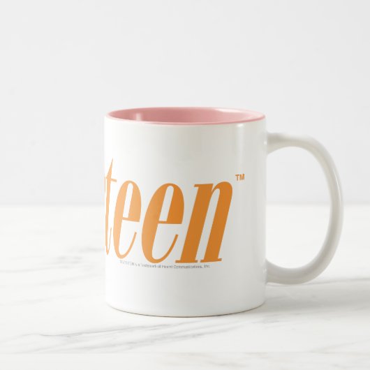 Tasse 2 Couleurs Dix-sept Logo-Oranges (Droit)