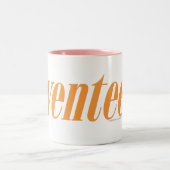 Tasse 2 Couleurs Dix-sept Logo-Oranges (Centre)