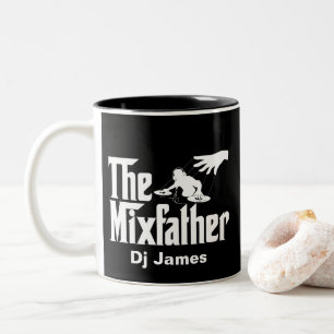 Tasse 2 Couleurs DJ Amusant Le Mixfather Disc Jockey Remix