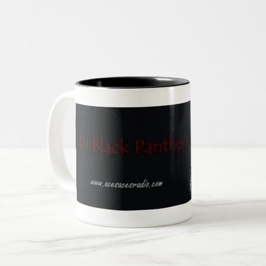 Tasse 2 Couleurs DJ Black Panther (Devant gauche)