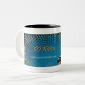 Tasse 2 Couleurs DJ Kitten (Devant gauche)