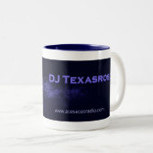 Tasse 2 Couleurs DJ Texasrose mule (Devant droit)