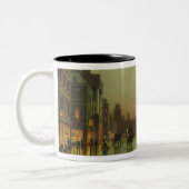 Tasse 2 Couleurs Docks de John Atkinson Grimshaw | Liverpool (Gauche)