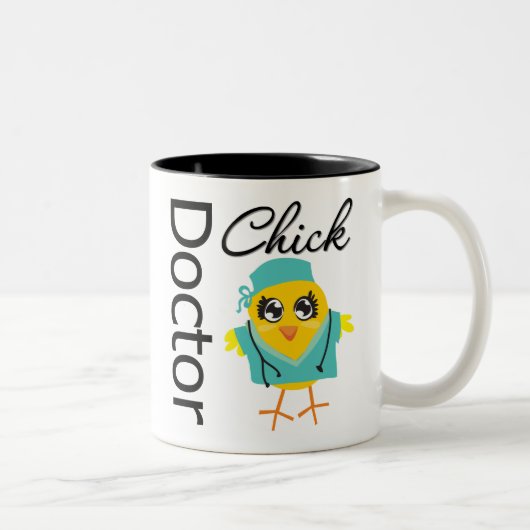 Tasse 2 Couleurs Docteur Chick (Droit)