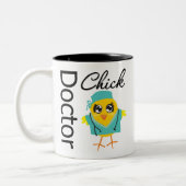 Tasse 2 Couleurs Docteur Chick (Gauche)