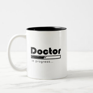 Tasse 2 Couleurs Docteur en cours de formation barre de chargement