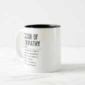 Tasse 2 Couleurs Docteur en ostéopathie (Devant gauche)