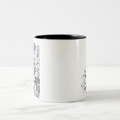 Tasse 2 Couleurs Docteur Faustus Quote (B&W) (Centre)