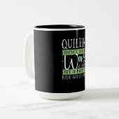 Tasse 2 Couleurs Doesnt Make World Go Round Funny (Devant gauche)