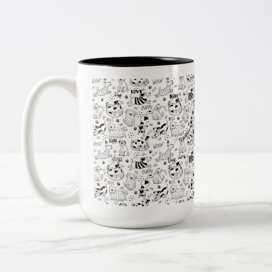 Tasse 2 Couleurs Dog (Gauche)