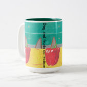 Tasse 2 Couleurs Dog ears and pepper (Devant gauche)