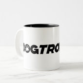Tasse 2 Couleurs Dogtrovert - le chien introverti propriétaire (Devant gauche)