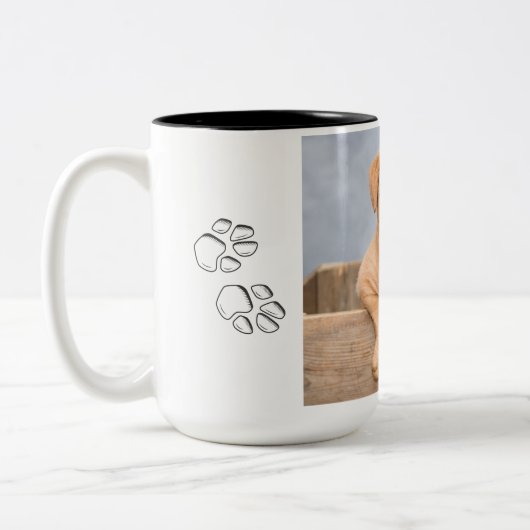 Tasse 2 Couleurs Dogue de Bordeaux (Gauche)