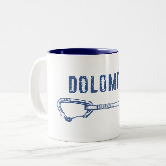 Tasse 2 Couleurs Dolomites Escalade Quickdraw (Devant gauche)