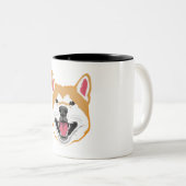 Tasse 2 Couleurs domeme funny memes shibe shiba inu costuhall (Devant droit)