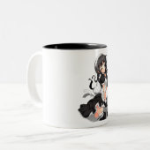 Tasse 2 Couleurs Domestique d'Anime (Devant gauche)